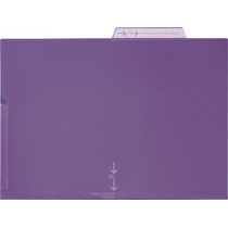 ライオン事務器　ＰＰポケットホルダー　Ａ４　厚さ０.２ｍｍ　バイオレット　ＬＦＳ－０２ＰＨ　１枚1