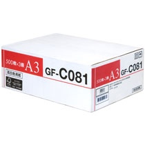 キヤノン　高白色用紙　ＧＦ－Ｃ０８１　Ａ３　８１.４ｇ　４０４４Ｂ００１　１箱（１５００枚：５００枚×３冊）1