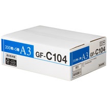 キヤノン　高白色用紙　ＧＦ－Ｃ１０４　Ａ３　１０４ｇ　４０４４Ｂ００３　１箱（１０００枚：２００枚×５冊）1