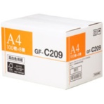キヤノン　高白色用紙　ＧＦ－Ｃ２０９　Ａ４　２０９ｇ　４０４４Ｂ００８　１箱（８００枚：１００枚×８冊）