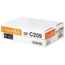 キヤノン　高白色用紙　ＧＦ－Ｃ２０９　Ｂ４　２０９ｇ　４０４４Ｂ０１５　１箱（４００枚：１００枚×４冊）1