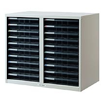 ナカバヤシ　アバンテＶ２　レターケース　Ａ４タテ　浅１０段２列　ニューグレー　ＡＬ－Ｓ２０　１台1