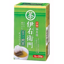 宇治の露製茶　伊右衛門　抹茶入り煎茶ティーバッグ　１セット（２４０バッグ：２０バッグ×１２箱）1