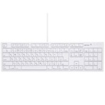 バッファロー　ＵＳＢ接続　有線キーボード　Ｍａｃモデル　ホワイト　ＢＳＫＢＭ０１ＷＨ　１台