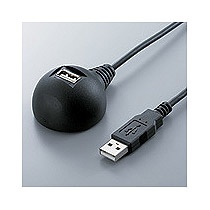 バッファロー　ＵＳＢ延長ケーブル　スタンドタイプ　（Ａ）オス－（Ａ）メス　ブラック　０.５ｍ　ＢＳＵＣ０５ＥＤＢＫ　１本1