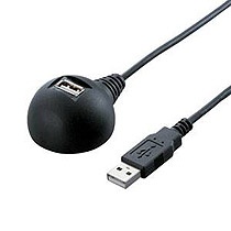 バッファロー　ＵＳＢ延長ケーブル　スタンドタイプ　（Ａ）オス－（Ａ）メス　ブラック　２.０ｍ　ＢＳＵＣ２０ＥＤＢＫ　１本1
