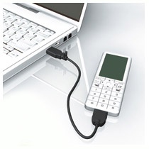 エレコム　携帯電話用ＵＳＢデータ転送・充電ケーブル　３Ｇ　ＦＯＭＡ・ＳｏｆｔＢａｎｋ対応　０．２ｍ　ＭＰＡ－ＢＴＣＦＵＳＢ／ＢＫ　１本2