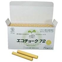 日本白墨工業　エコチョーク７２　黄　ＥＣＯ－４　１箱（７２本）1