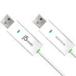 j5 Create ワームホールスイッチリンクケーブル 1.8m ホワイト JUC100 1本