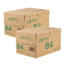 上質ＰＰＣ用紙　ＮＹ　Ｂ４　１セット（５０００枚：２５００枚×２箱）1