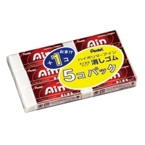 ぺんてる　ハイポリマー消しゴムＡｉｎ１０　５＋１　まとまるタイプ　ＺＥＡＳ１０－６　１パック（６個）1