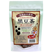 【クリックでお店のこの商品のページへ】寿老園 国産 黒豆茶 3g 1袋(14バッグ) 258620