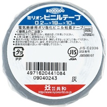 共和　ミリオン　ビニルテープ　１９ｍｍ×１０ｍ　灰　ＨＦ－１１８－Ａ　１巻1