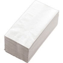 カラーナプキン　２ＰＬＹ　８つ折　白無地　１セット（２０００枚：５０枚×４０パック）1