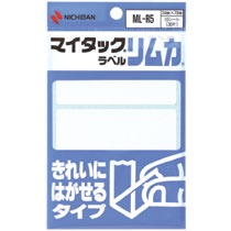 ニチバン　マイタックラベルリムカ　一般無地　きれいにはがせるタイプ　３４×７９ｍｍ　ＭＬ－Ｒ５　１パック（３０片：３片×１０シート）1