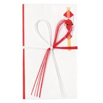 赤城　紅白５本　花結金封　キ１　１枚1