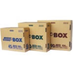 日本サニパック　エコノプラスＢＯＸ　半透明　４５Ｌ　０．０１５ｍｍ　Ｅ－４４　１箱（１００枚）
